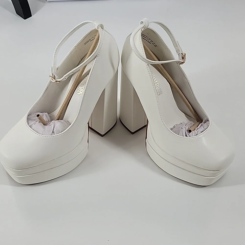 White Platform Heels New
